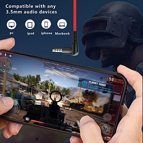 Gaming Earphones with Dual Audio Drivers, In-Line Mic and 3.5mm P44441