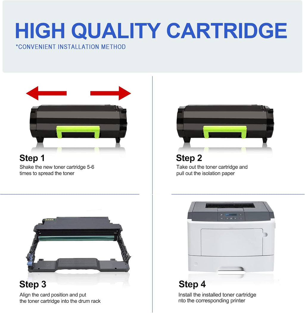 Compatible Remanufactured Black Toner Cartridge H271620