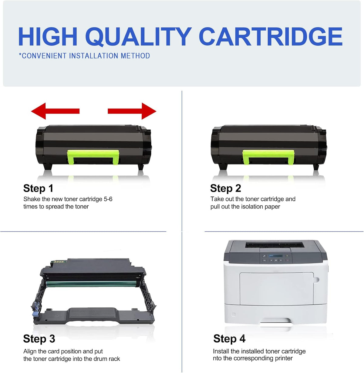 Compatible Remanufactured Black Toner Cartridge H271620