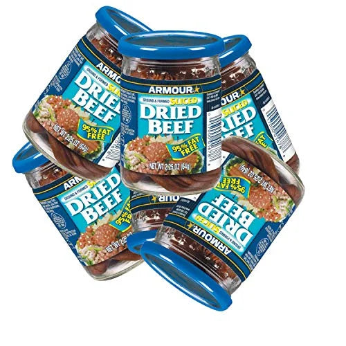 2.25 OZ Sliced Dried Beef, Jarred Meat Z623