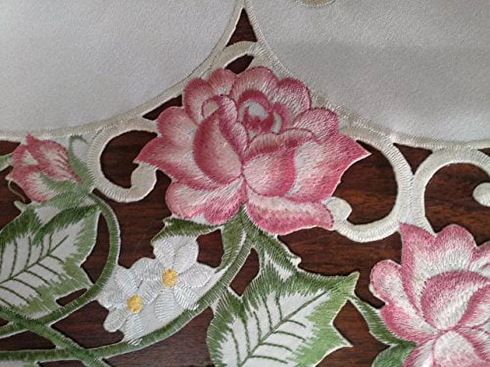 Embroidered Table Runner 44 x 15 inches O5359