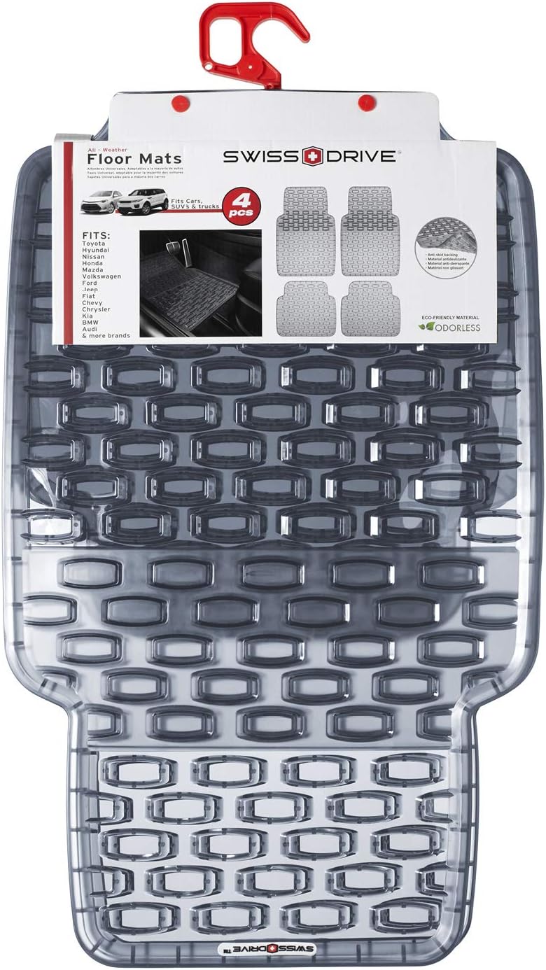 4 pcs Rubber Car Floor Mats G13084