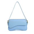 PU Leather Tote Bag with 2 Removable Straps and Zipper Closure Q5629