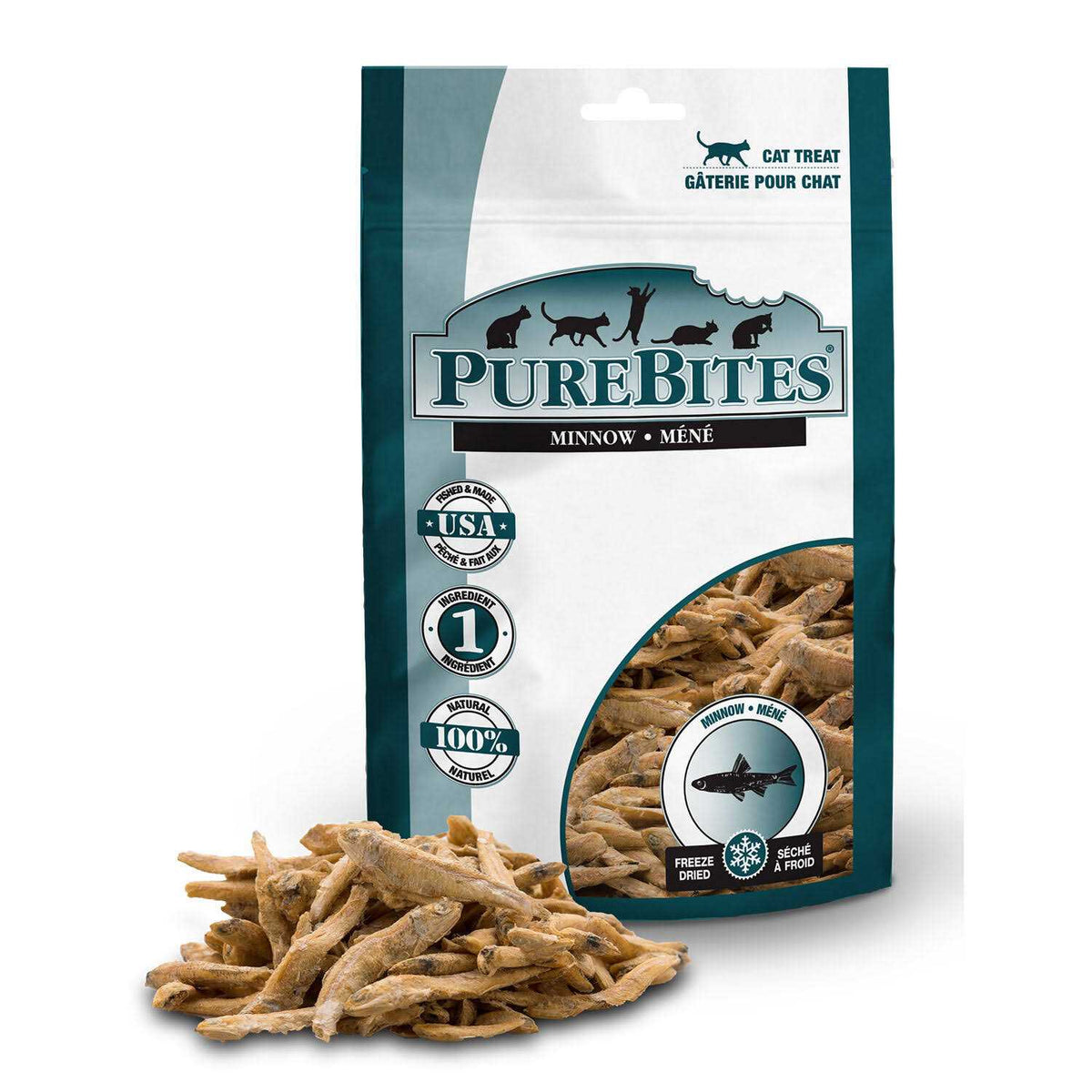 Freeze Dried Minnow Cat Treats T5088