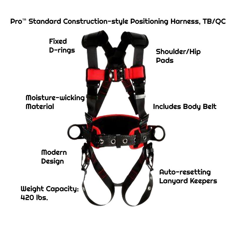 Construction Style Positioning Small Harness S80825