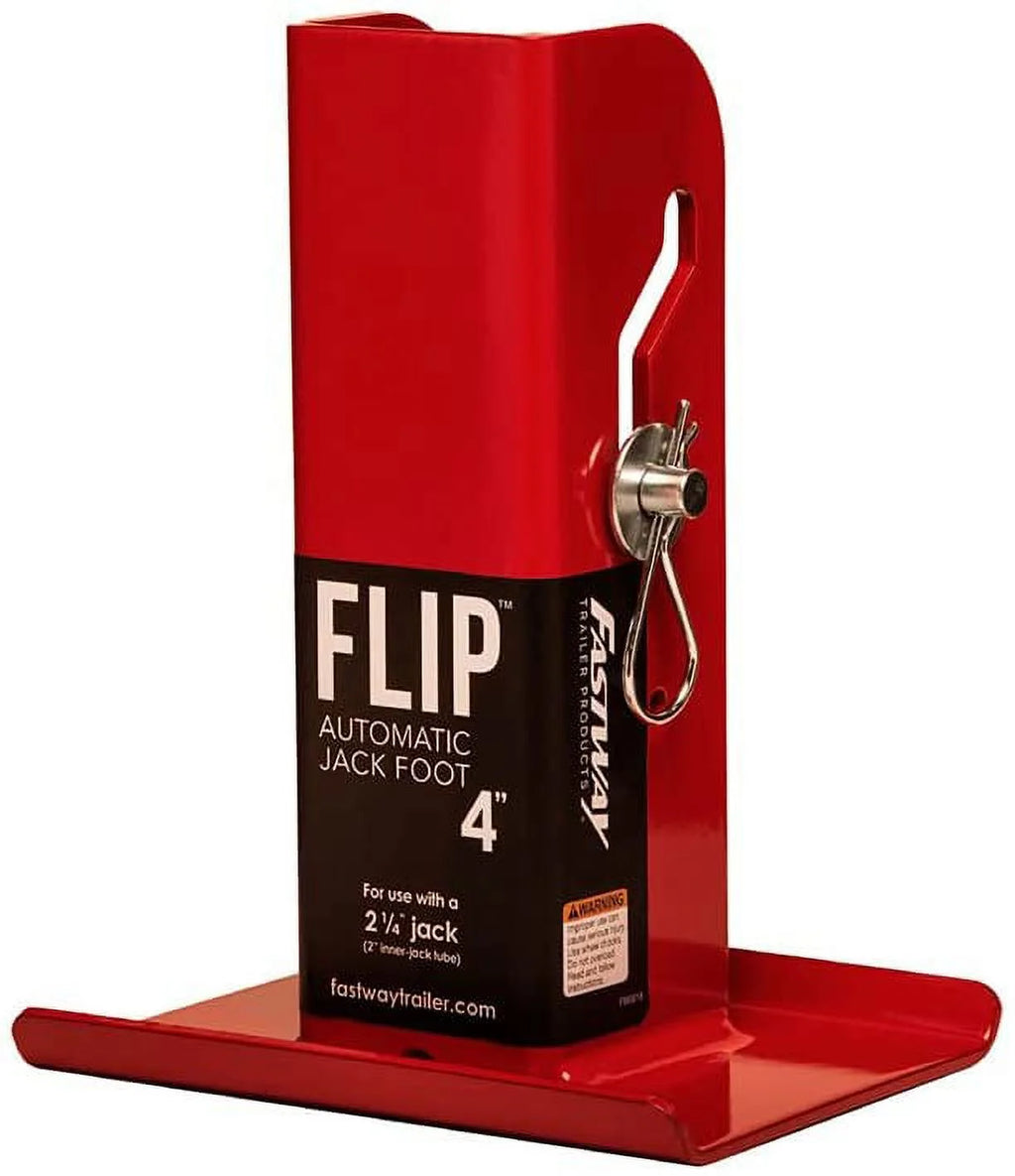 Zinc A-Frame Trailer Jack with 4" Flip Foot B208039