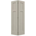 36 in. x 80 in. Desert Sand Painted Molded Composite MDF Bi-Fold Door J625