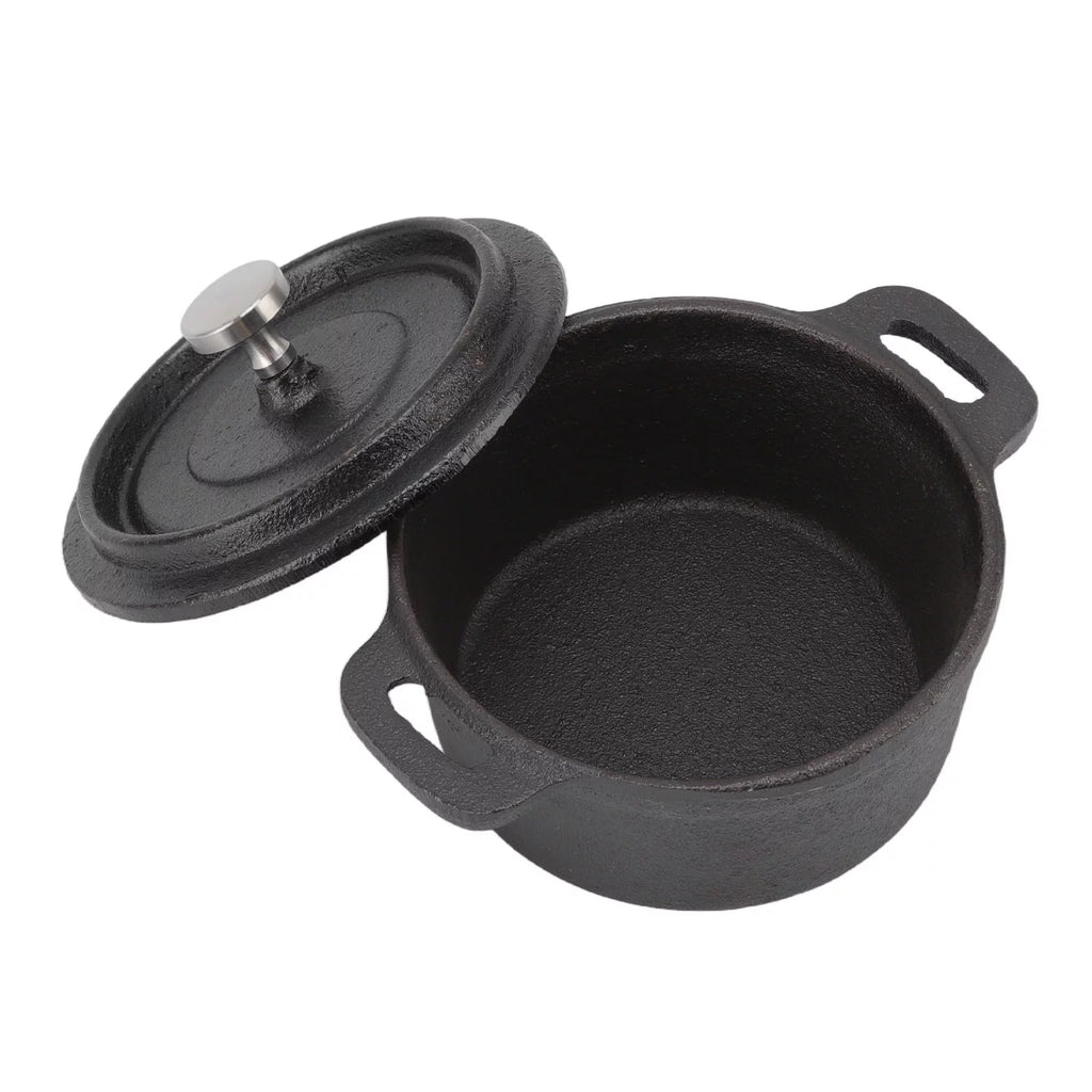 Cast Iron Cooking Pot with Lid 20CM W921