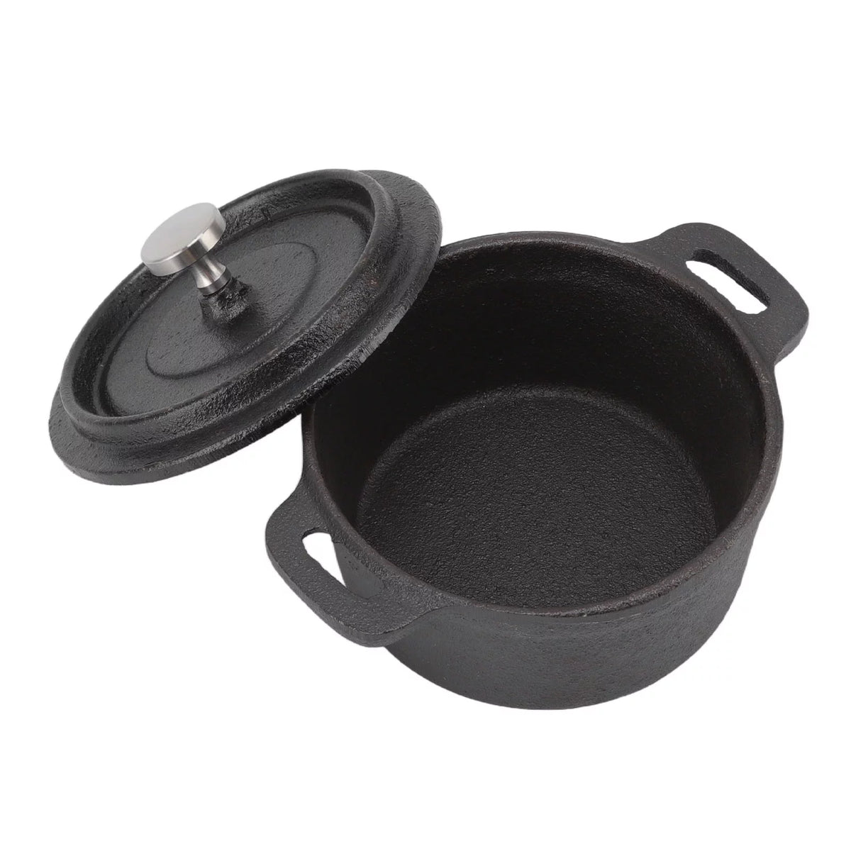 Cast Iron Cooking Pot with Lid 20CM W921