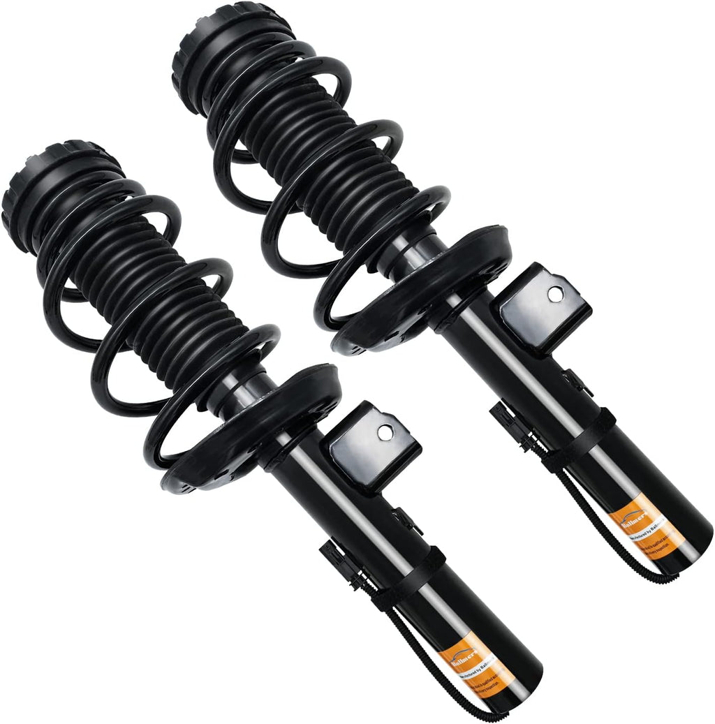 Pair Rear Left Right Shock Absorbers with Upper Mount Assembly N36181