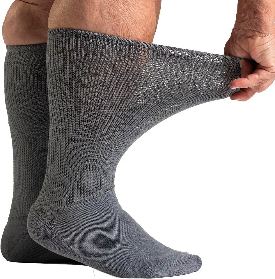 Non Binding Diabetic Crew Socks O47626