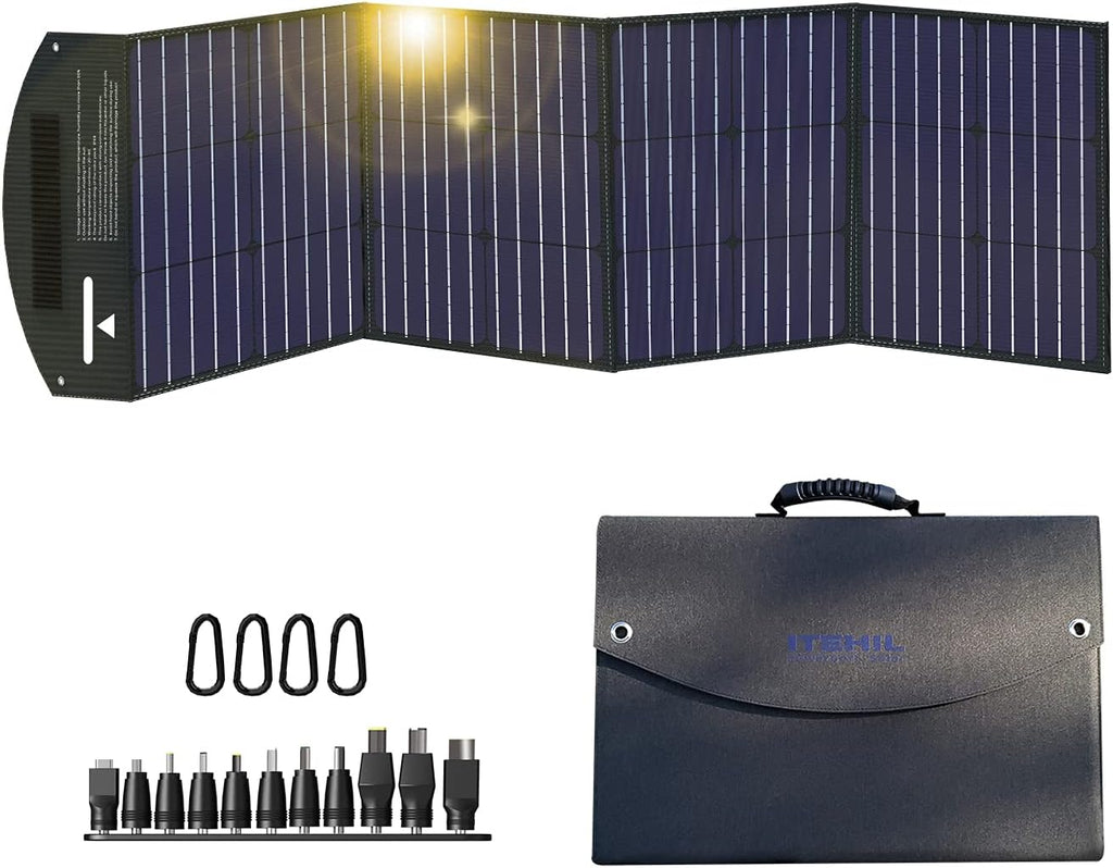 100W 18 Volt Monocrystalline Foldable Solar Panel with USB Output F89589