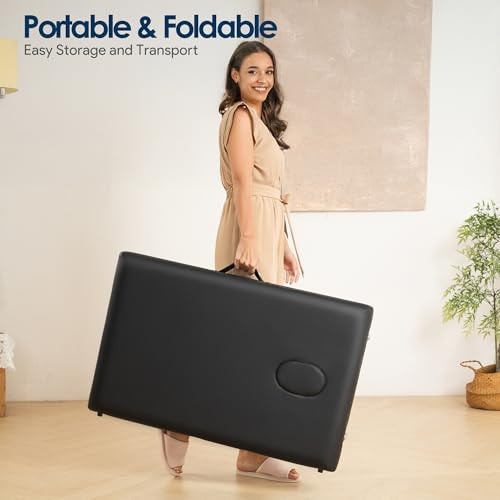 Portable Wooden 2-Fold Massage Table D572