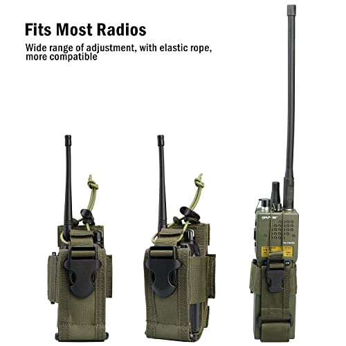 MOLLE Radio Pouch Universal Walkie Talkie Holster W6293