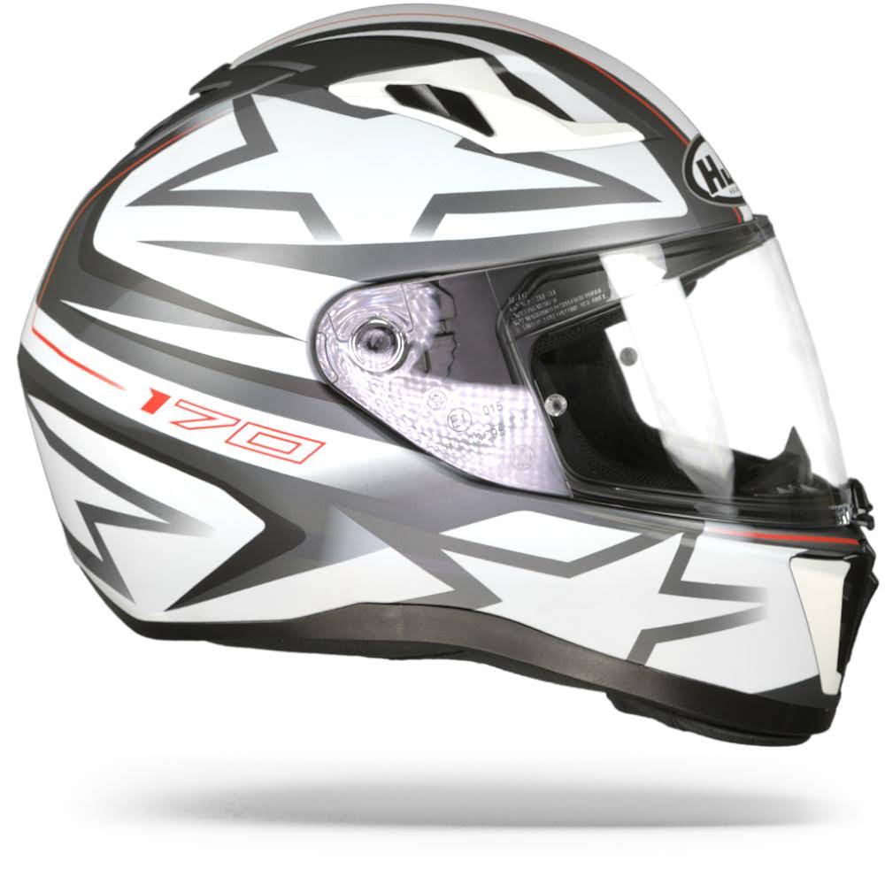 White S Motorcycle Helmet H378