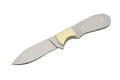 7.75" Full Tang Stainless Steel Drop Point Knife Blade Blank E313