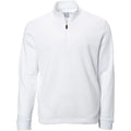 White 1/4 Zip Pullover W31117