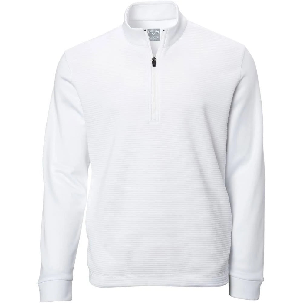 White 1/4 Zip Pullover W31117