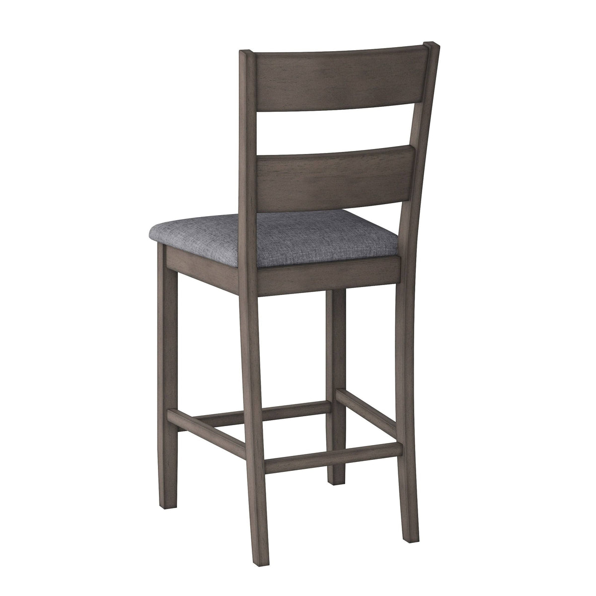 Washed Gray Counter Height Dining Chair Set of 2 B477109