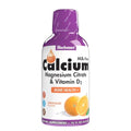 Liquid Calcium Citrate Magnesium Citrate Vitamin D3 Raspberry Flavor 16 Fl Oz Z27012