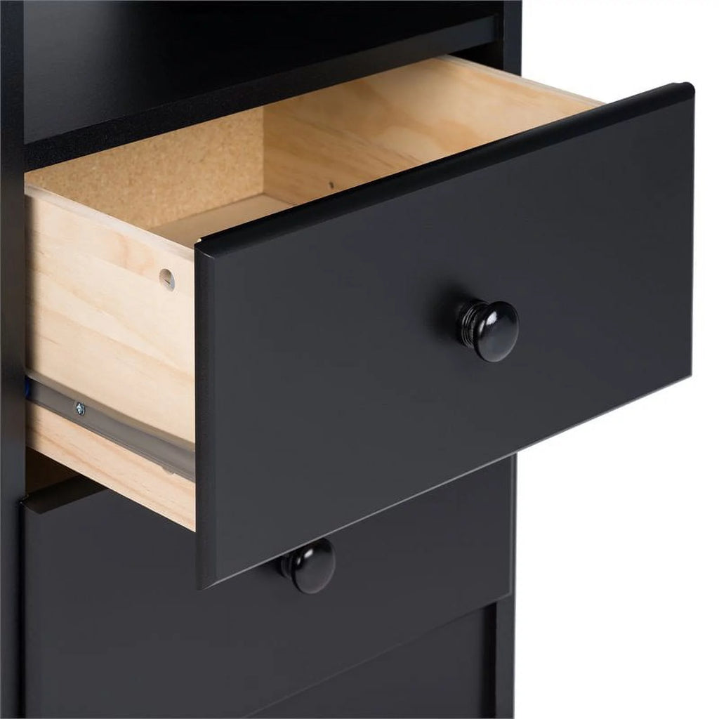4-Piece Set with 2 Nightstands Double Dresser 4-Drawer Chest Y626