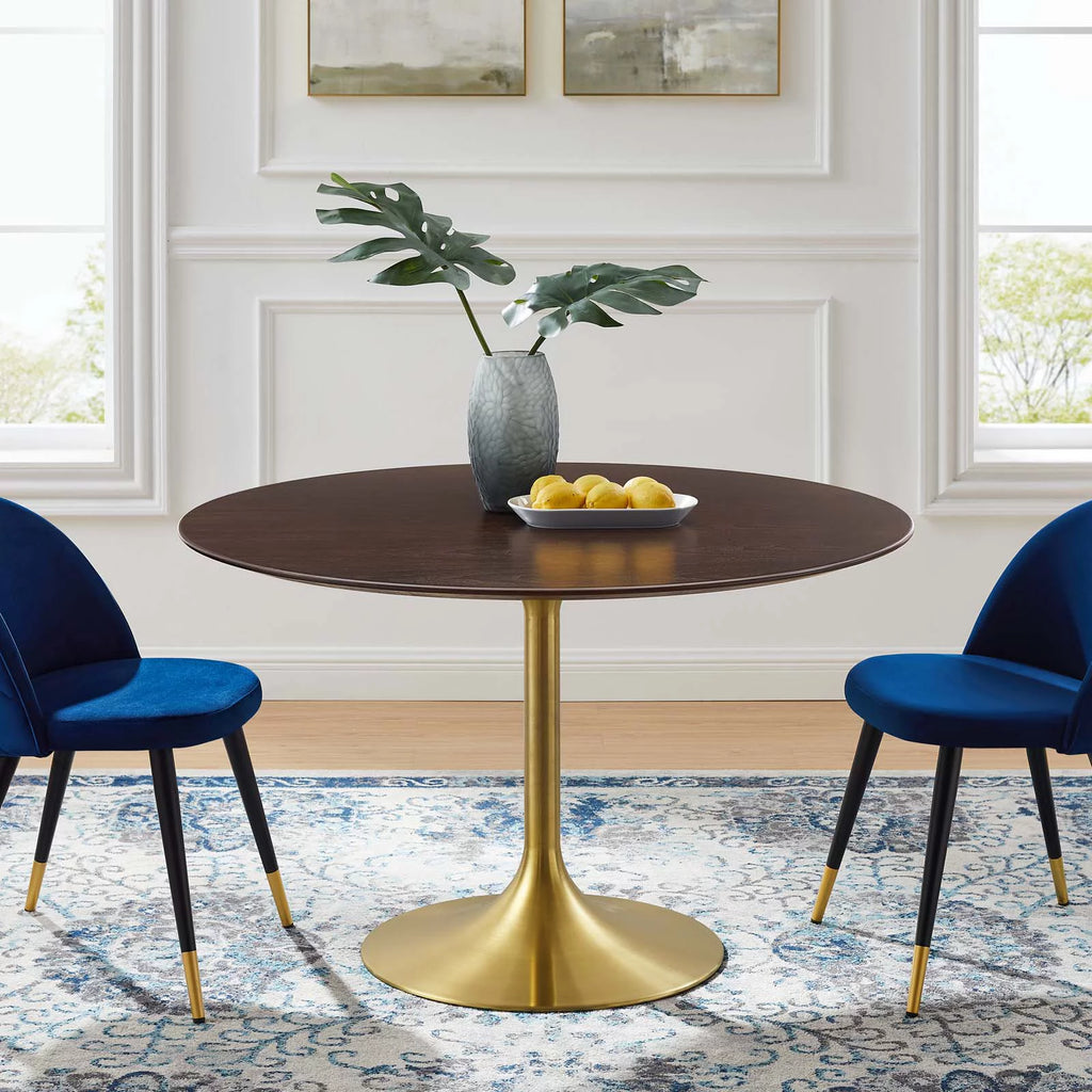 Round Wood Grain Dining Table U702981