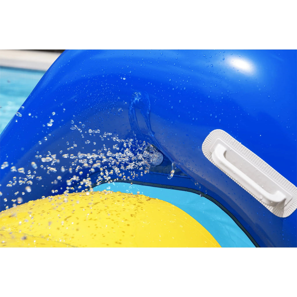 Giant Inflatable Pool Water Slide with Built-In Sprinkler D4985