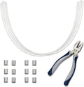 White 60 Pack Cable Tethers D5634