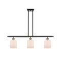 3 Light Island Light in Black Antique Brass K15205