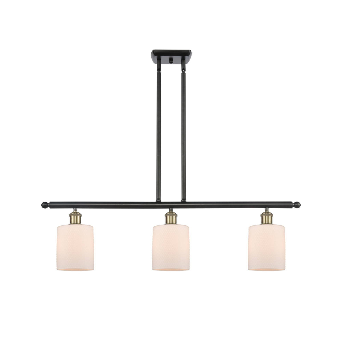 3 Light Island Light in Black Antique Brass K15205