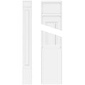 Raised Panel PVC Pilaster with Decorative Capital and Base (Pair) I599