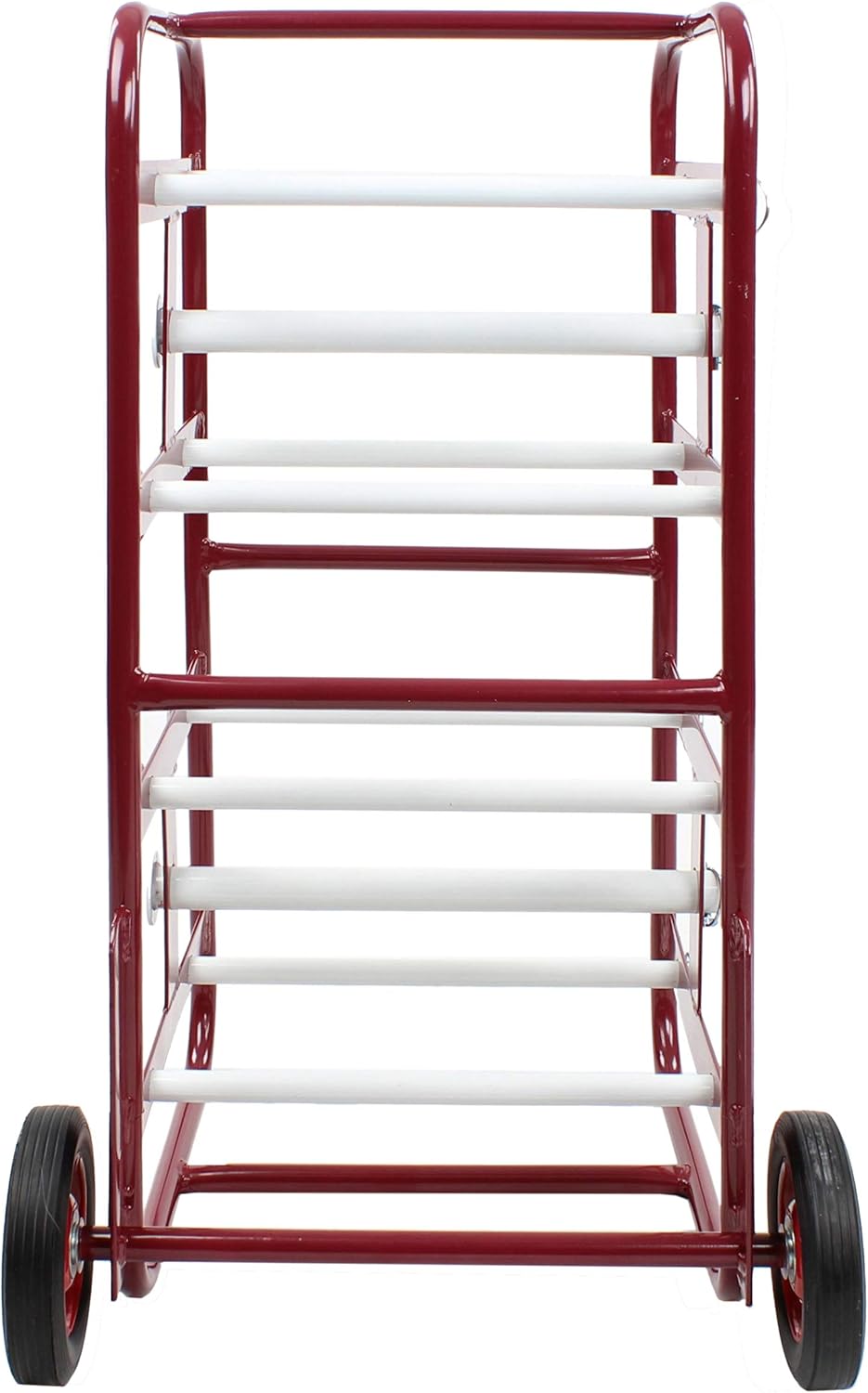 Red Wire Spool Rack with Wheels C383170