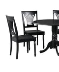Black Contemporary Side Chair V603