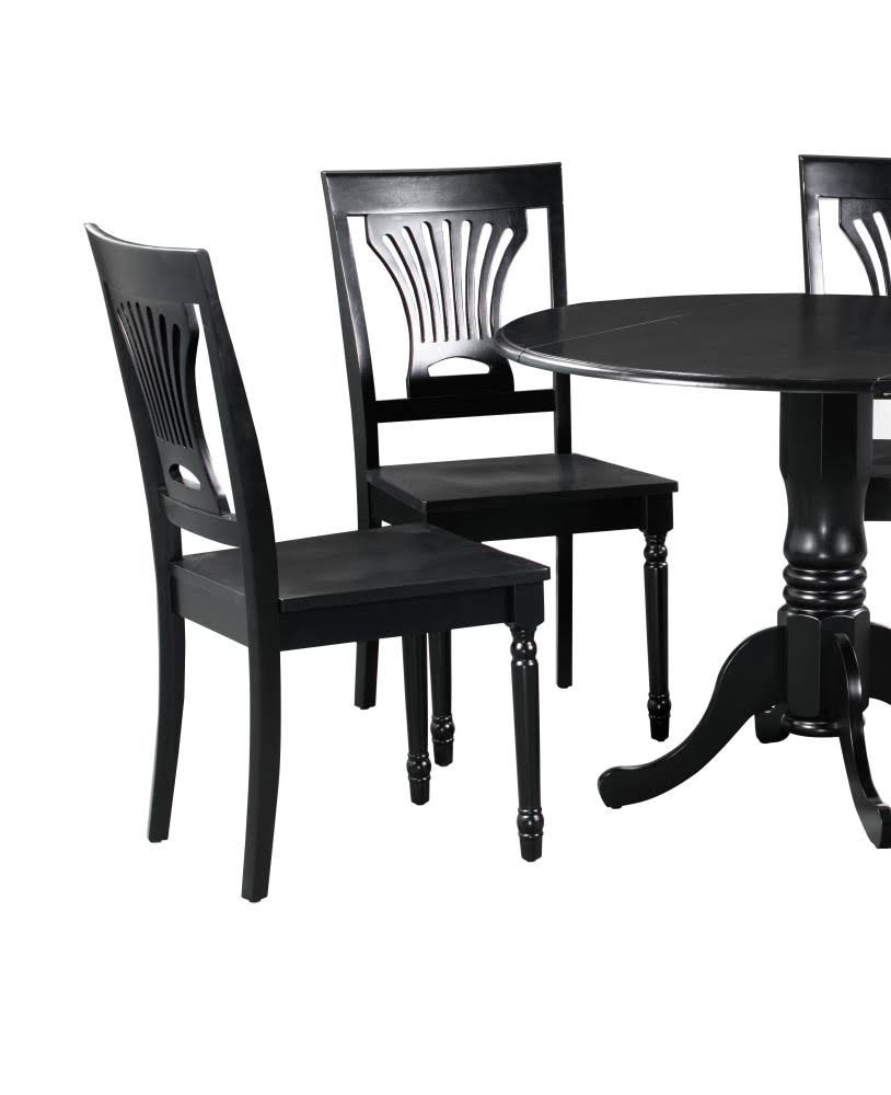 Black Contemporary Side Chair V603