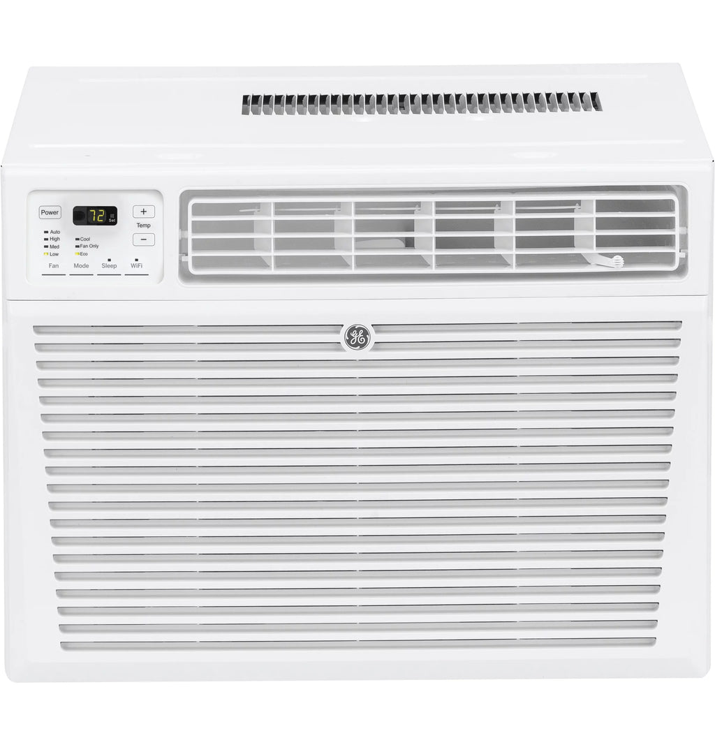8,000 BTU Smart Window Air Conditioner with Remote, Black E834664