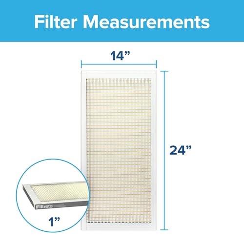 20x25x1 Pleated Electrostatic Air Filter, 6-Pack T5844