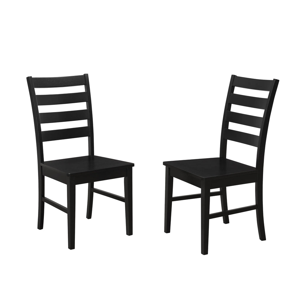 Set of 2 Black Dining Chair S427