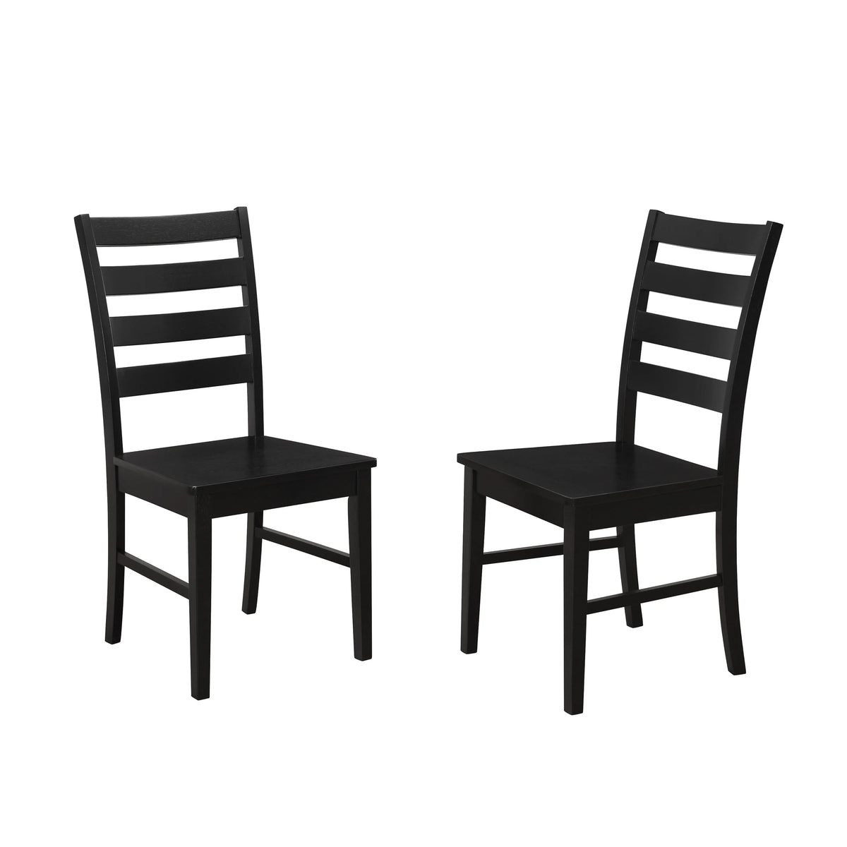 Set of 2 Black Dining Chair S427