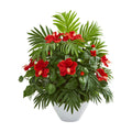 Artificial Plant in White Bowl U8786