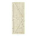 Unfinished Pine Barn Door Slab 33 in. C388