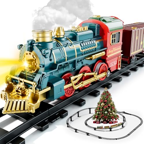 Train Set with Smokes Lights and Sound Electric Track Trains Y423