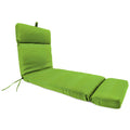 Yellow Rectangular Outdoor Chaise Lounge Cushion with Ties H890