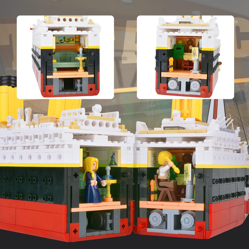 2401 PCS Titanic Cruise Ship Building Block Set D30729