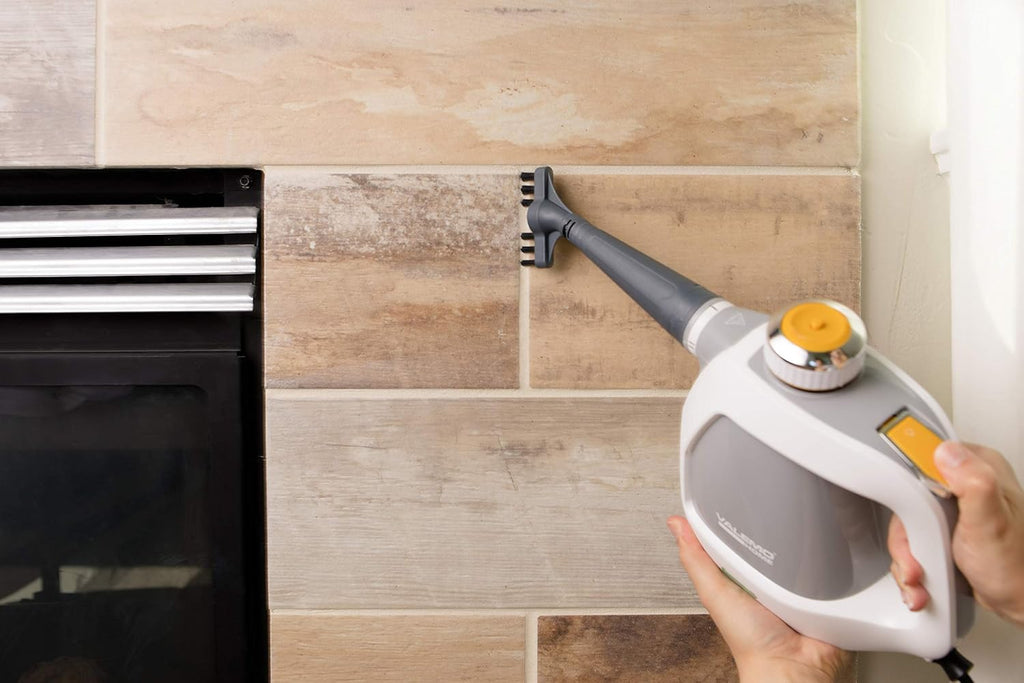 White Handheld Steam Cleaner and Multipurpose Steamer M3529