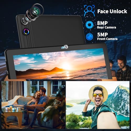 Android Tablet 10.1 Inch IPS HD Touch Screen 64GB Storage 8 in 1 Tablets Kit F795