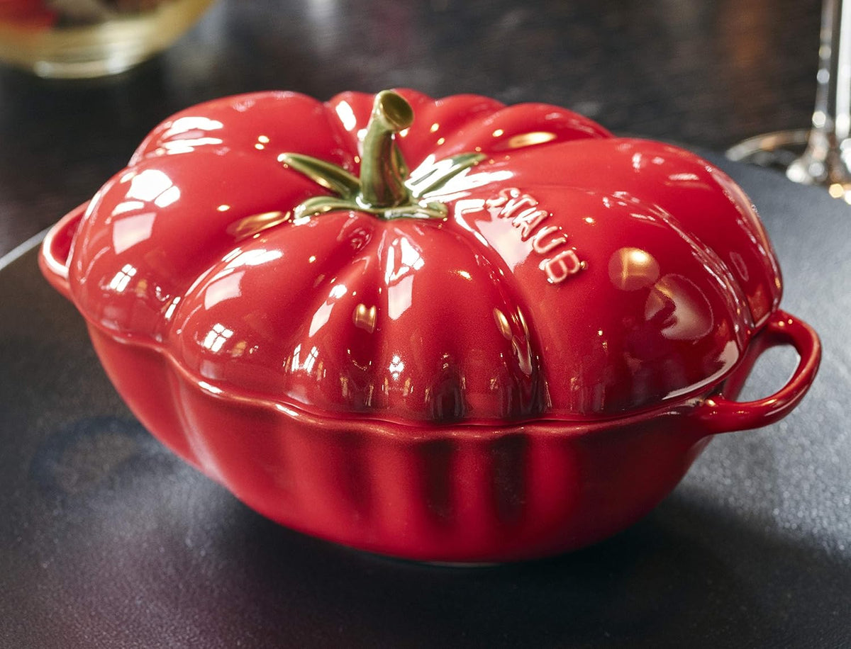 Enamelled Ceramic Tomato Casserole M254