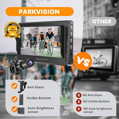 Bicycle Rear View Camera with 4.3'' HD Monitor Y296