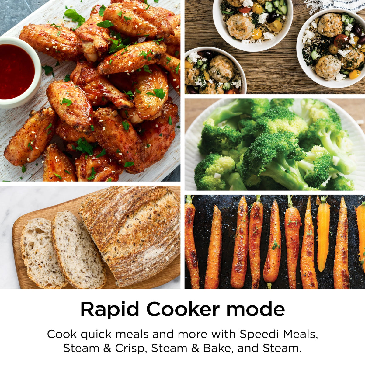 6-Qt 10-in-1 Rapid Cooker & Air Fryer P173177
