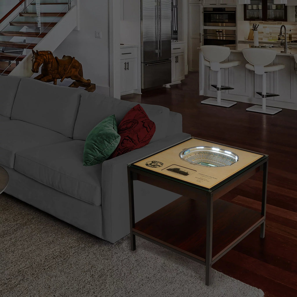 25.5 x 19.5 x 3.5 in. Lighted End Table U702