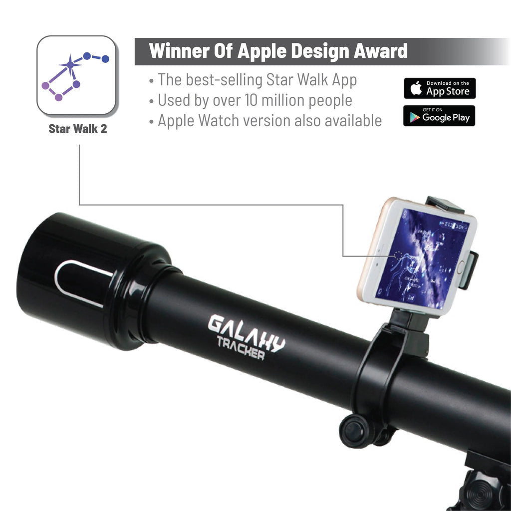 50Mm Wide Angle Hd Telescope With Aluminium Tripod U7112